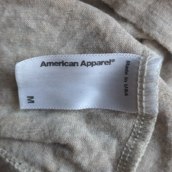 American Apparel Long-Sleeve Crop Top - Picture 3 of 5